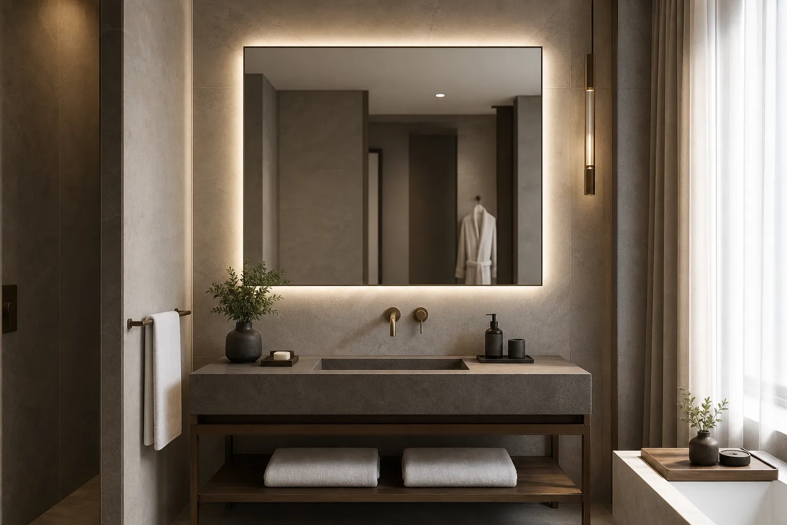 hotel projects LED mirror program